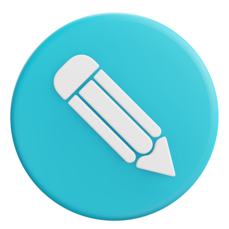 Crayon  3D Icon