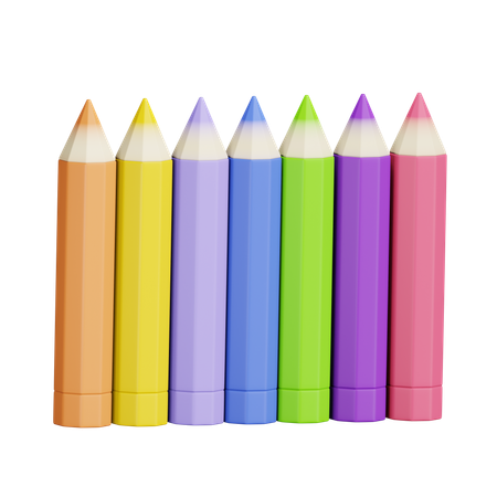 Crayon à dessiner  3D Icon