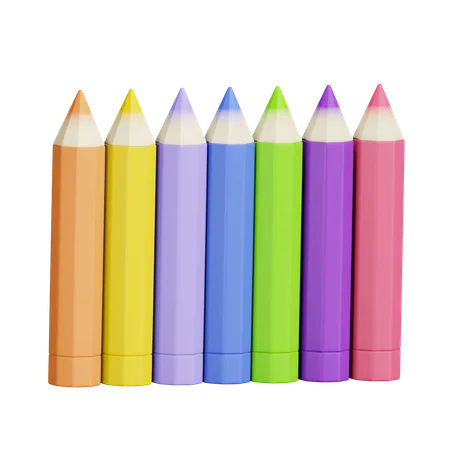 Crayon à dessiner  3D Icon