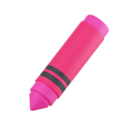 Crayon Color  3D Icon