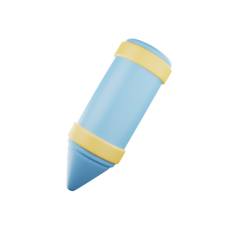 Crayon Color  3D Icon