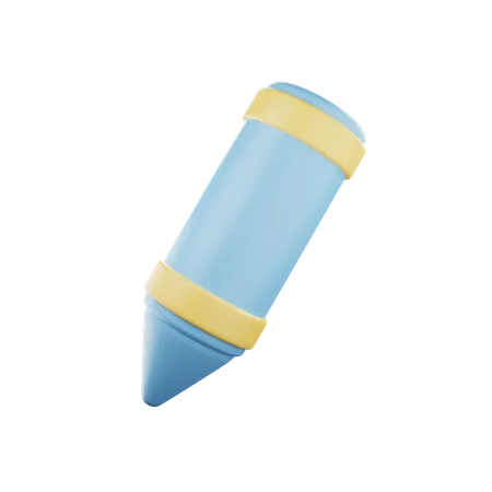 Crayon Color  3D Icon