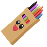 crayon emoji 3d