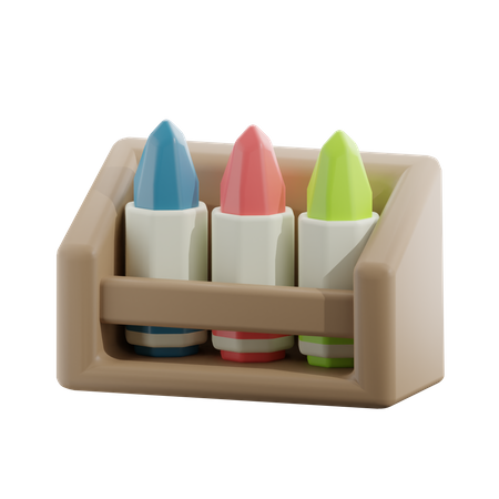 Crayon Colors  3D Icon