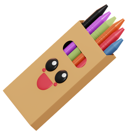 Couleur des crayons  3D Illustration