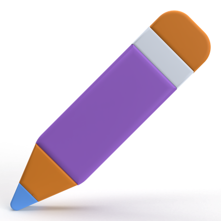 Crayon à crayons  3D Icon