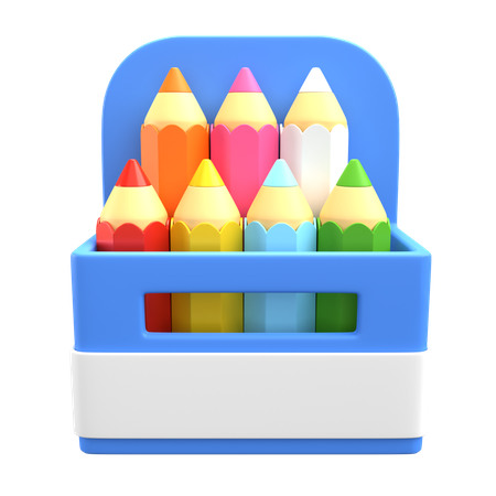 Crayon de couleur  3D Icon