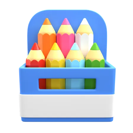 Crayon de couleur  3D Icon