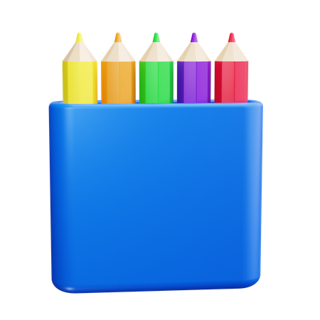 Crayon de couleur  3D Icon