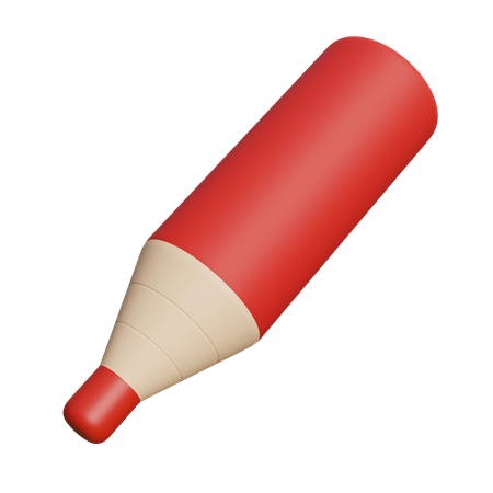 Crayon de couleur  3D Icon