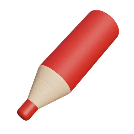 Crayon de couleur  3D Icon