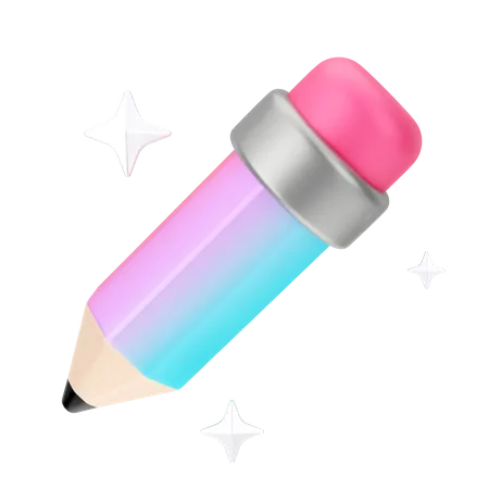 Crayon de couleur  3D Icon