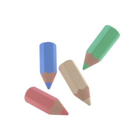 Crayon de couleur  3D Icon