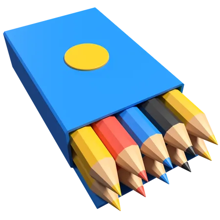 Crayon de couleur  3D Icon