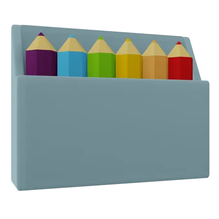 Crayon de couleur  3D Icon