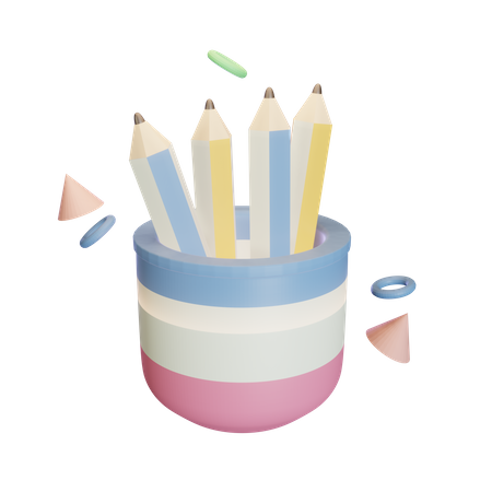 Crayon spécialisé  3D Icon