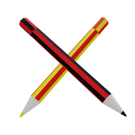 Écriture au crayon  3D Icon