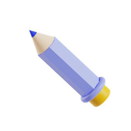 Crayon en caoutchouc  3D Icon