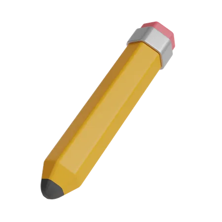 Crayon en caoutchouc  3D Icon