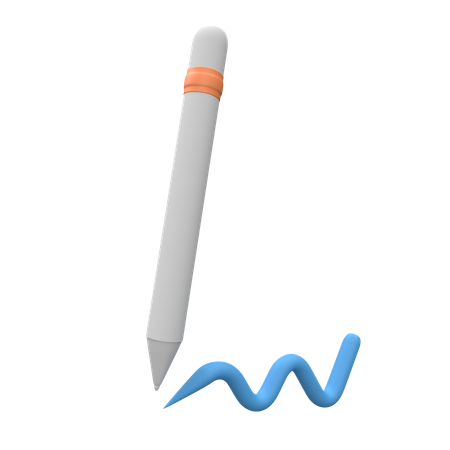 Crayon intelligent  3D Icon