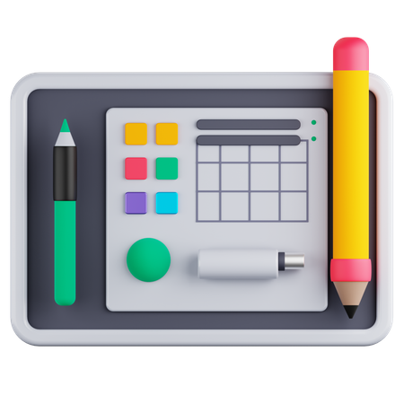 Outil crayon  3D Icon