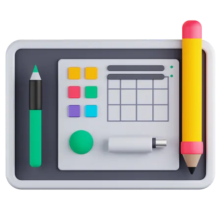 Outil crayon  3D Icon