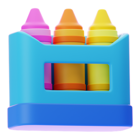 CRAYONS  3D Icon