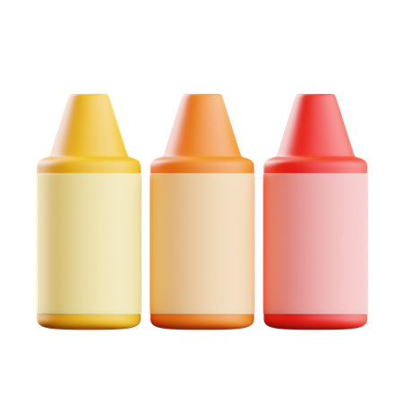 Crayons  3D Icon