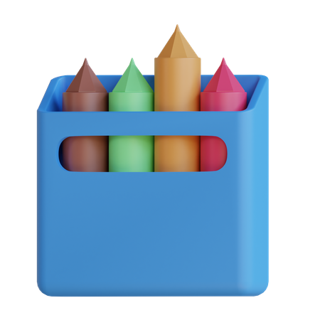 Crayons  3D Icon