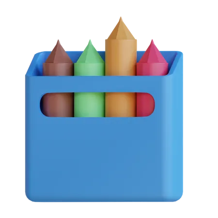 Crayons  3D Icon