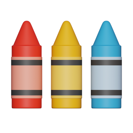 Crayons  3D Icon