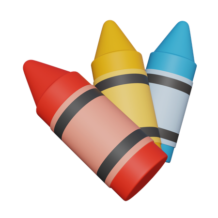 Crayons  3D Icon