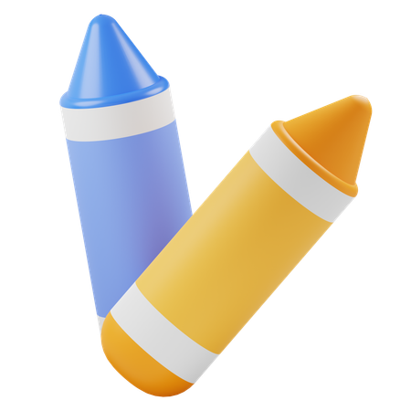 Crayons  3D Icon