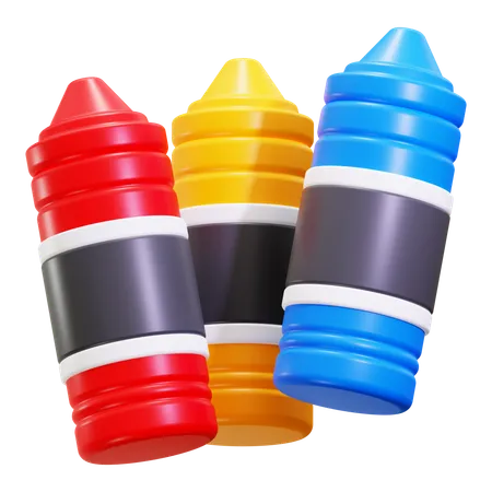 Crayons  3D Icon