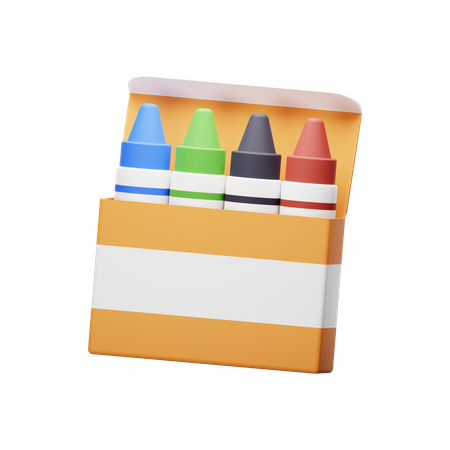 Crayons  3D Icon