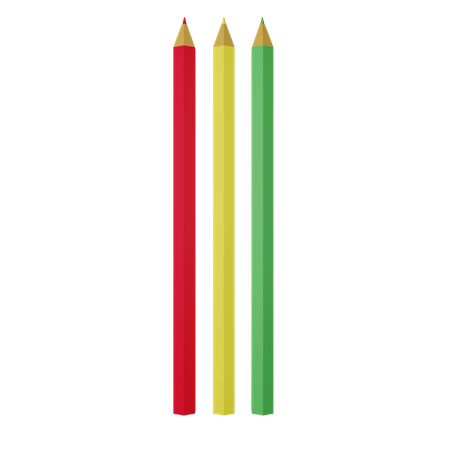 Crayons de couleur  3D Icon