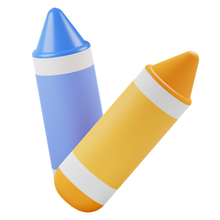 Crayons de couleur  3D Icon