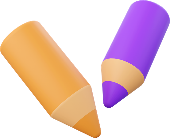 Crayons de couleur  3D Icon