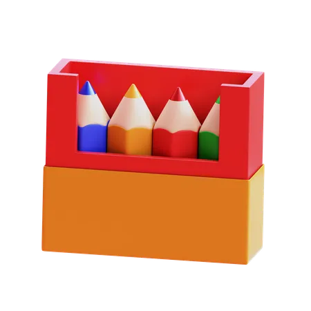 Crayons de couleur  3D Icon