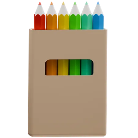 Crayons de couleur  3D Icon