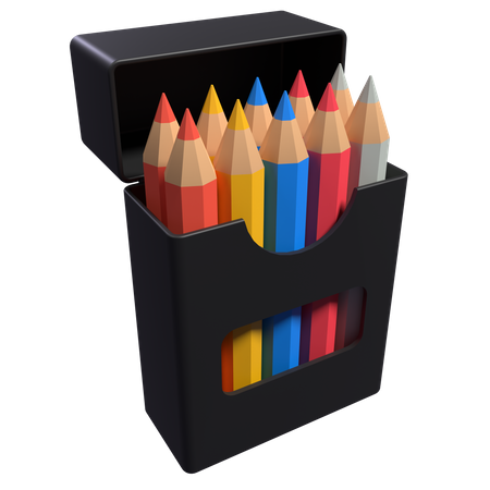 Crayons de couleur  3D Icon