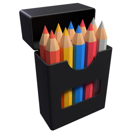 Crayons de couleur  3D Icon