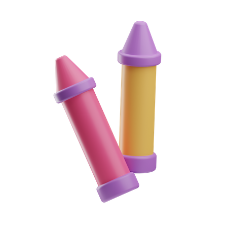 Crayons de couleur  3D Icon