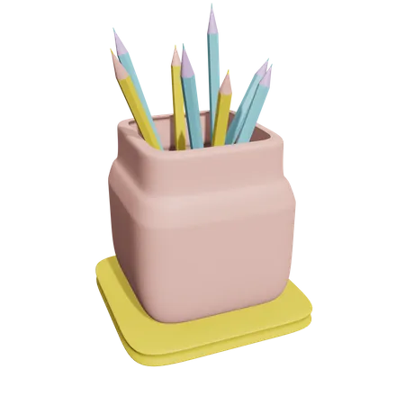 Crayons de couleur  3D Icon