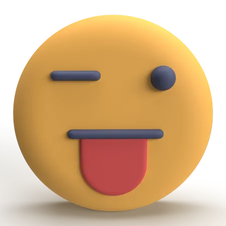 Crazy Emoji  3D Icon