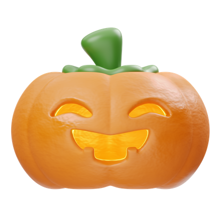 Crazy Pumpkin  3D Icon