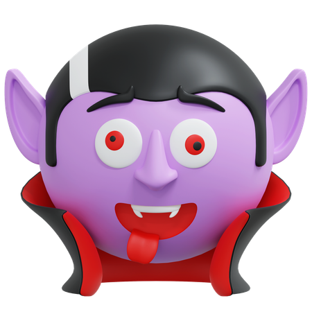 Crazy Vampire  3D Icon