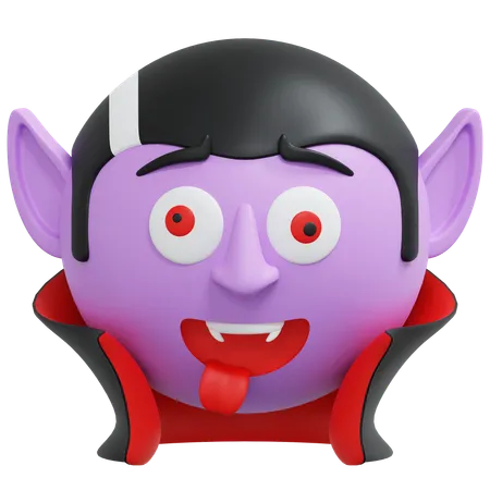 Crazy Vampire  3D Icon