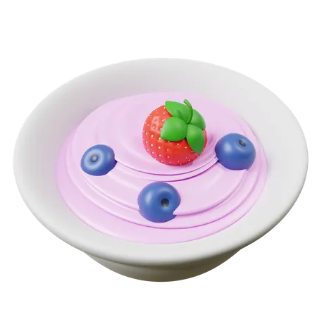 Cream Bowl  3D Icon