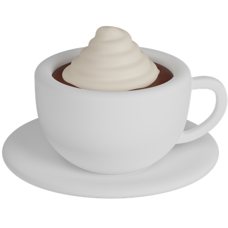 크림 커피  3D Icon